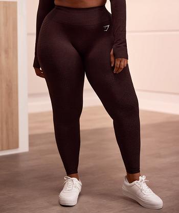 Gymshark Vital Seamless 2.0 Ženske Tajice Roze Smeđe | HR 4088LIS